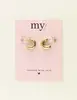 My Jewellery Earrings hoops irregular MJ09024