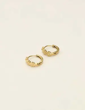 My Jewellery Earrings hoops mini flower MJ09023