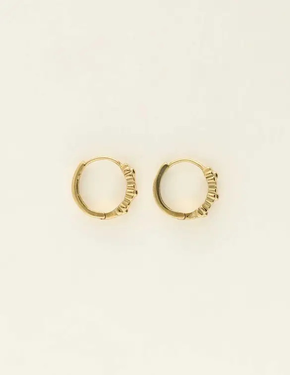 My Jewellery Earrings hoops mini flower MJ09023
