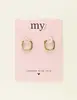 My Jewellery Earrings hoops mini square MJ09027