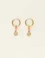 My Jewellery Earrings hoops orange coin MJ09030