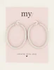 My Jewellery Earrings hoops oval MJ07382