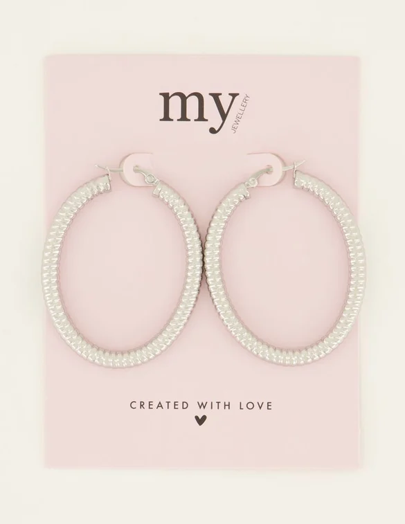 My Jewellery Earrings hoops oval MJ07382