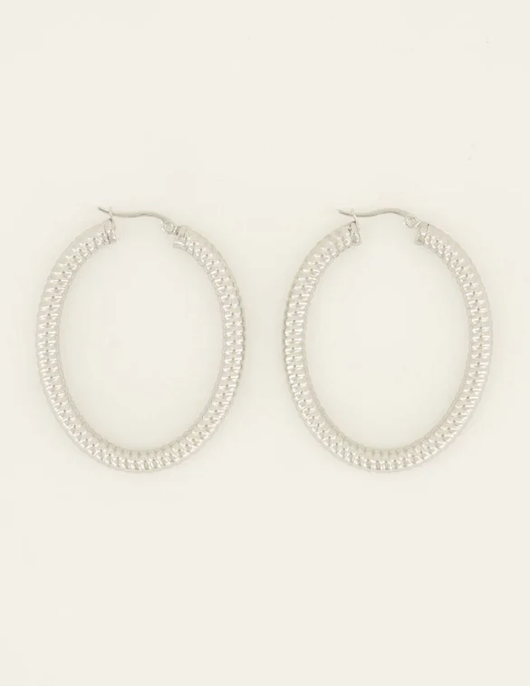 My Jewellery Earrings hoops oval MJ07382