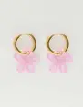 My Jewellery Earrings hoops pearl flower MJ10339