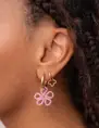 My Jewellery Earrings hoops pearl flower MJ10339