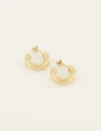 My Jewellery Earrings hoops ribbed small MJ07380