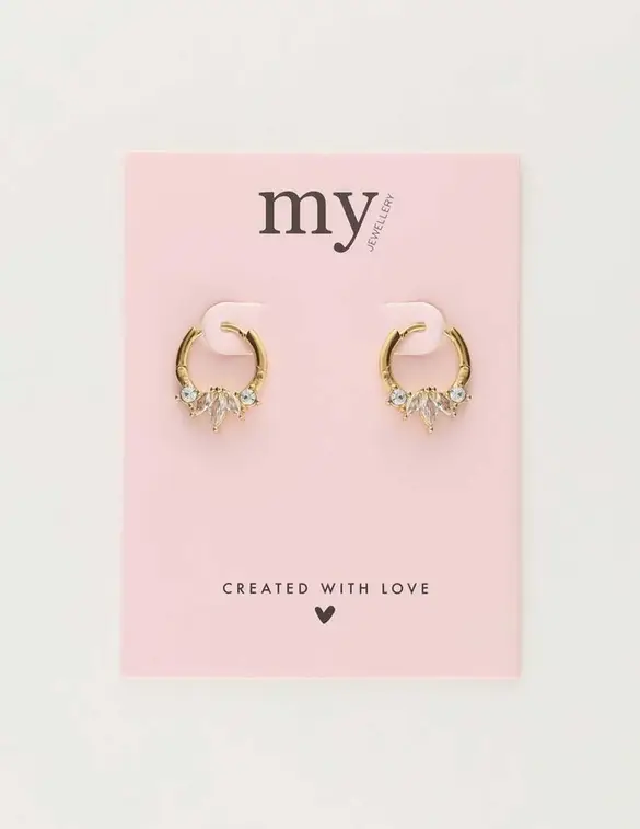 My Jewellery Earrings hoops strass MJ10547