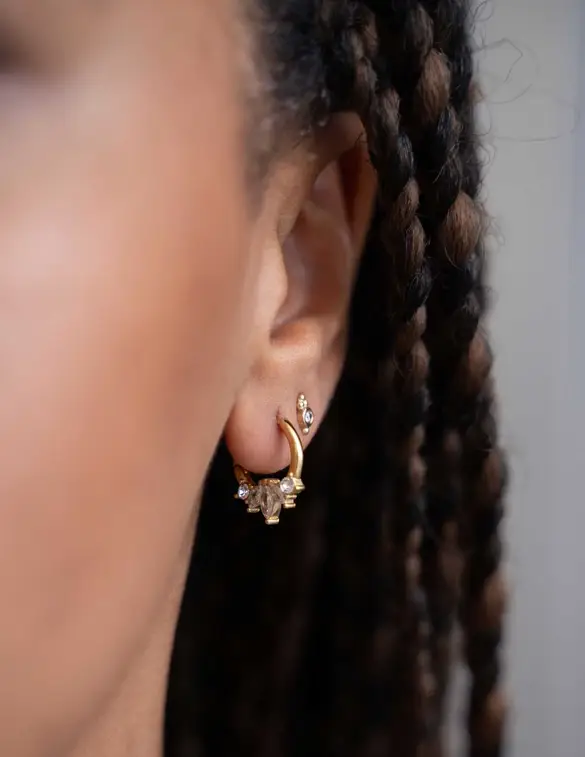 My Jewellery Earrings hoops strass MJ10547