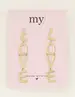 My Jewellery Earrings love statement MJ08375