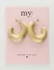 My Jewellery Earrings matt hoops big MJ10439