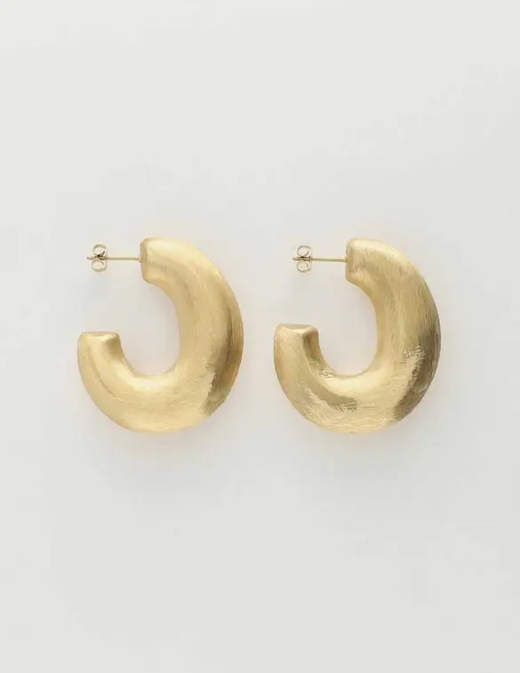 My Jewellery Earrings matt hoops big MJ10439