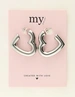 My Jewellery Earrings medium hearts MJ10016