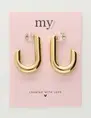 My Jewellery Earrings oval bold MJ10170