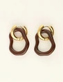 My Jewellery Earrings resin irregular small brow MJ09644