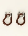 My Jewellery Earrings resin irregular small brow MJ09644
