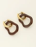 My Jewellery Earrings resin irregular small brow MJ09644