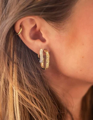 My Jewellery Earrings square rope MJ06914