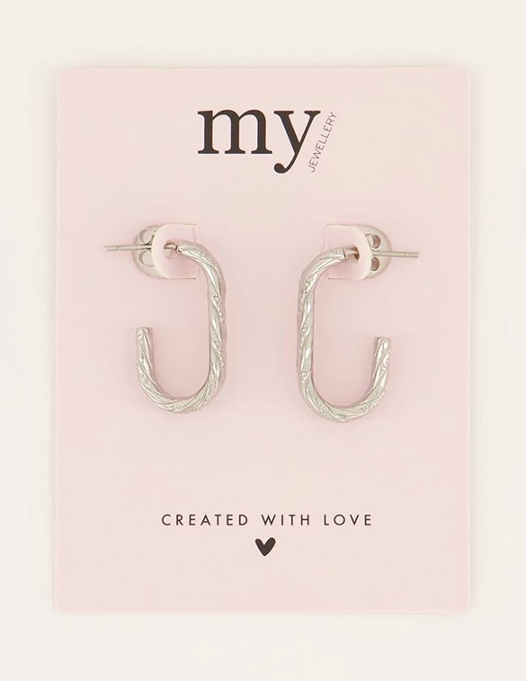 My Jewellery Earrings square rope MJ06914