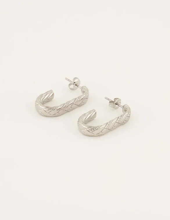 My Jewellery Earrings square rope MJ06914