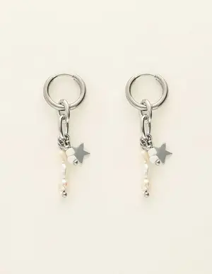 My Jewellery Earrings star & three pearls MJ09211