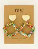 My Jewellery Earrings statement beads multi MJ08795