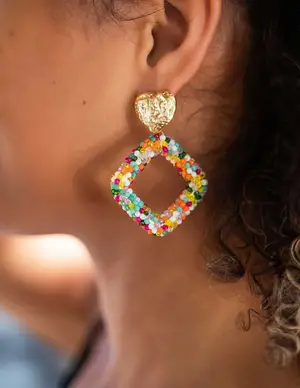 My Jewellery Earrings statement beads multi MJ08795