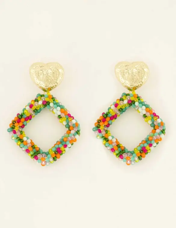 My Jewellery Earrings statement beads multi MJ08795