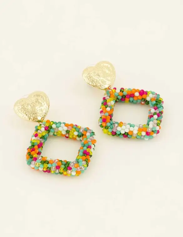 My Jewellery Earrings statement beads multi MJ08795