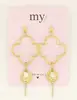 My Jewellery Earrings statement big clover MJ08466