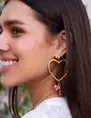 My Jewellery Earrings statement big heart MJ08465