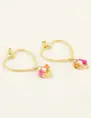 My Jewellery Earrings statement big heart MJ08465