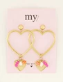 My Jewellery Earrings statement big heart MJ08465