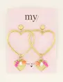 My Jewellery Earrings statement big heart MJ08465