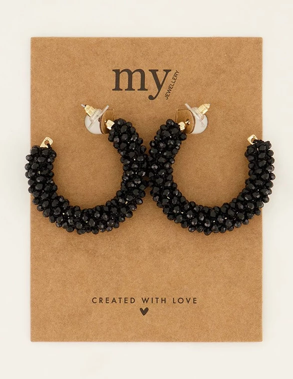 My Jewellery Earrings statement black MJ07362
