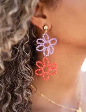 My Jewellery Earrings statement flowers MJ08798