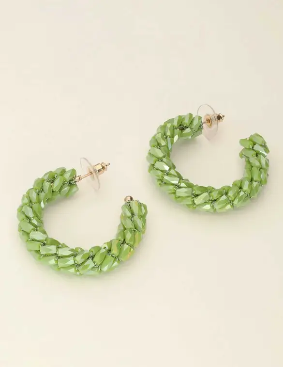My Jewellery Earrings statement green MJ08782