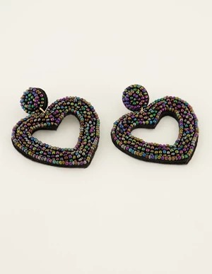 My Jewellery Earrings statement heart beads MJ07537
