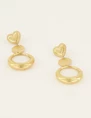 My Jewellery Earrings statement heart hoops MJ07364