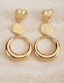 My Jewellery Earrings statement heart hoops MJ07364