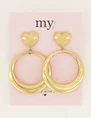 My Jewellery Earrings statement heart MJ07363