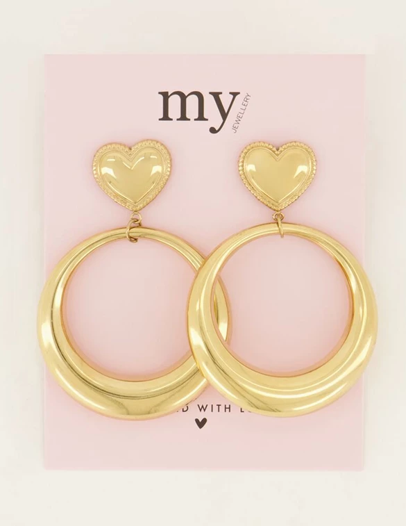 My Jewellery Earrings statement heart MJ07363