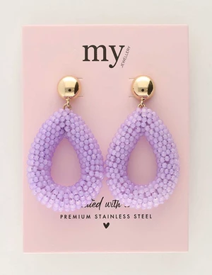 My Jewellery Earrings statement lila MJ10769
