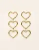 My Jewellery Earrings statement open heart MJ09325