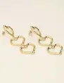 My Jewellery Earrings statement open heart MJ09325