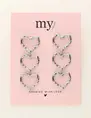 My Jewellery Earrings statement open heart MJ09325