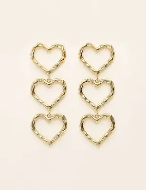 My Jewellery Earrings statement open heart MJ09325