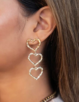 My Jewellery Earrings statement open heart MJ09325