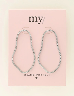 My Jewellery Earrings statement organic strass MJ09972