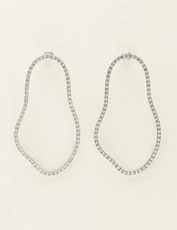 My Jewellery Earrings statement organic strass MJ09972